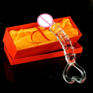  Фаллоимитатор стеклянный изогнутый photo 4