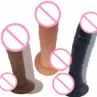 Фалоімітатор реалістичний силіконовий 235*50 мм photo 1