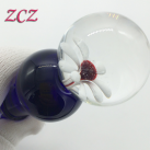 Стеклянный фаллоимитатор DX254, цвет синий photo 6