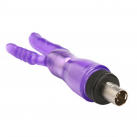  Фаллоимитатор анальный двойной с бусинами Davidsource 2.5 см, 9.5 дюймов  photo 3