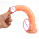 Большой реалистичный фаллоимитатор, цвет телесный, 25 х 3.6 см photo 5