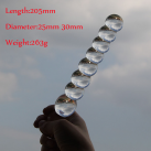 Стеклянные анальные шарики 8 шт Pyrex  photo 3