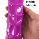 Большой фаллоимитатор с присоской, три цвета, 20 х 5.2 см photo 3