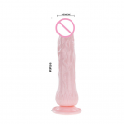 Фаллоимитатор. Реалистичный. Силикон. Вакуумный. На присоске. photo 1