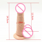 Фаллоимитатор. Реалистичный. Силикон. На присоске. photo 1