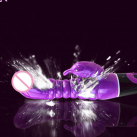 Вибрационный фаллоимитатор со стимуляцией клитора  photo 1