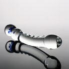 Фалоімітатор скляний з подвійною головкою photo 2