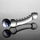 Фалоімітатор скляний з подвійною головкою photo 1