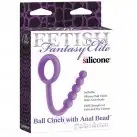 Анальная цепочка и эрекционная насадка BALL CINCH ANAL BEAD PURPLE  photo 3