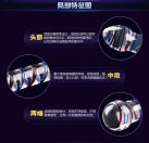 Двойной фаллоимитатор стеклянный photo 3