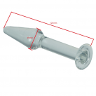 Стеклянный анальный фалоимитатор photo 1