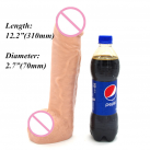 Фаллоимитатор. Реалистичный. Силикон. Черный. photo 3