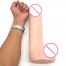 Фаллоимитатор. Реалистичный. Силикон. Черный. photo 1