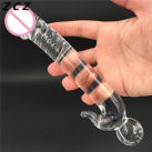  Фаллоимитатор стеклянный анальный ZCZ pyrex  photo 2