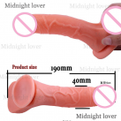  Фаллоимитатор реалистичный, диаметр 7 см photo 5