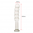 Фалоімітатор IKOKY скляний photo 6