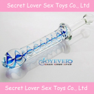 Стеклянный фаллоимитатор + анальная пробка photo 1