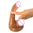 Фаллоимитатор. Двойной. Силикон. С присоской. photo 6