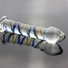 Фаллоимитатор. Стекло. 23х3,5 см. photo 1