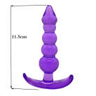 Большой фаллоимитатор (20.5 х 4 см) и анальная пробка (11.5 см), 2 цвета photo 6