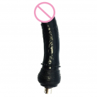 Фаллоимитатор. Реалистичный. Силикон. Черный. 18х3,5 см. photo 1