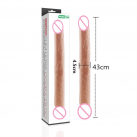 Фаллоимитатор реалистичный двойной Lovetoy, 43 см  photo 1