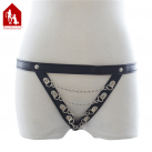 Davidsource Кожаные Трусики С Металлическими Цепями photo 2