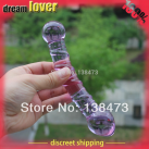 Двусторонний фаллоимитатор из стекла Dream Lover photo 2