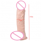 Фаллоимитатор реалистичный силиконовый с вибрацией, водонепроницаемый photo 1