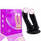 Фаллоимитатор. Двойной. Силикон. На присоске. photo 4