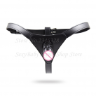 Фаллоимитатор на кожанных трусиках, черный photo 5