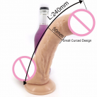 Фаллоимитатор. Реалистичный. Силикон. На присоске. 24х5 см. photo 3