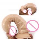 Фаллоимитатор. Реалистичный. Силикон. На присоске. 24х5 см. photo 1