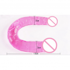 Двойной фаллоимитатор гелевый photo 6