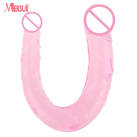 Двойной фаллоимитатор гелевый photo 2