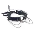 Сексуальний чокер Art of Sex - Karen з натуральної шкіри, Чорний photo 2