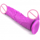 Фалоімітатор. Фіолетовий. Силікон. На присоску. 25х5 см. photo 1