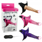 Фаллоимитатор на ремне. 10 режимов вибрации. photo 2