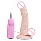 Фалоімітатор. Реалістичний. Силікон. З вібрацією. З присоск. photo 2