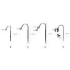 Анальний гак 4 із нашийником з натуральної шкіри Art of Sex - Anal hook, Чорний photo 3