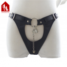 Трусики с цепью. Открытые. Кожа. photo 2