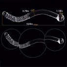 Фаллоимитатор анальный с 2 головками Sheer PyGlass photo 6