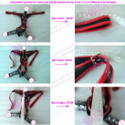 Двойной страпон с фаллосом и двойным фаллоимитатором на ремешках photo 1