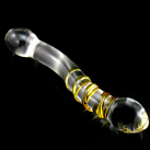 Скляний фалоімітатор двосторонній photo 2