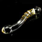 Скляний фалоімітатор двосторонній photo 4