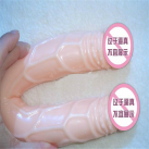 Двойной фаллоимитатор, цвет телесный photo 2