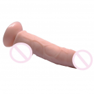 Великий реалістичний фалоімітатор із м'якого гнучкого матеріалу на присосці photo 5