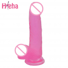 Фаллоимитатор реалистичный силиконовый с вибрацией HIEHA 8 дюймов photo 2