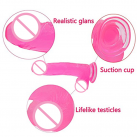 Фаллоимитатор реалистичный силиконовый с вибрацией HIEHA 8 дюймов photo 5