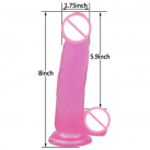 Фаллоимитатор реалистичный силиконовый с вибрацией HIEHA 8 дюймов photo 4